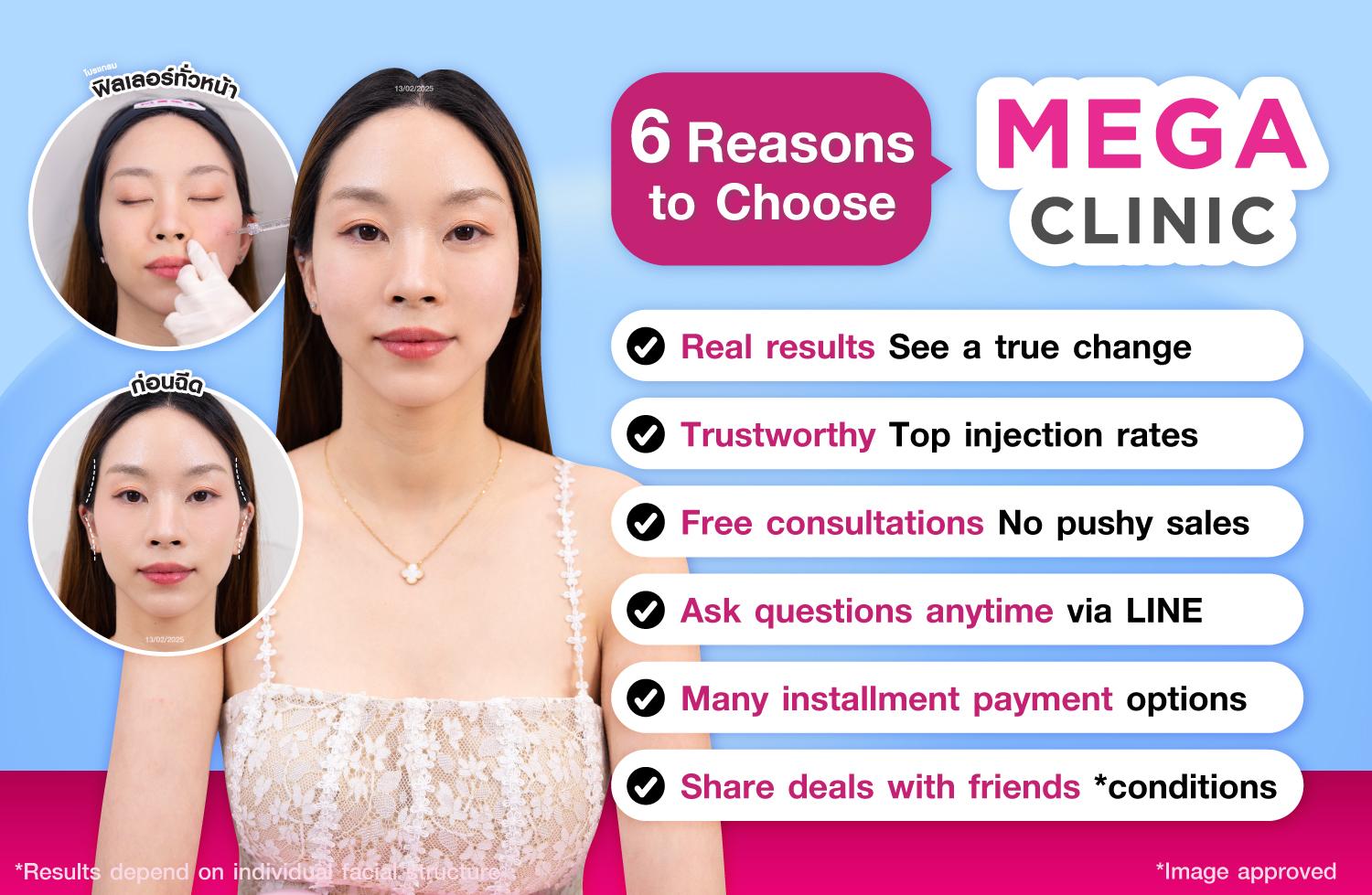 6 ข้อดี ทำสวยที่ MEGA CLINIC