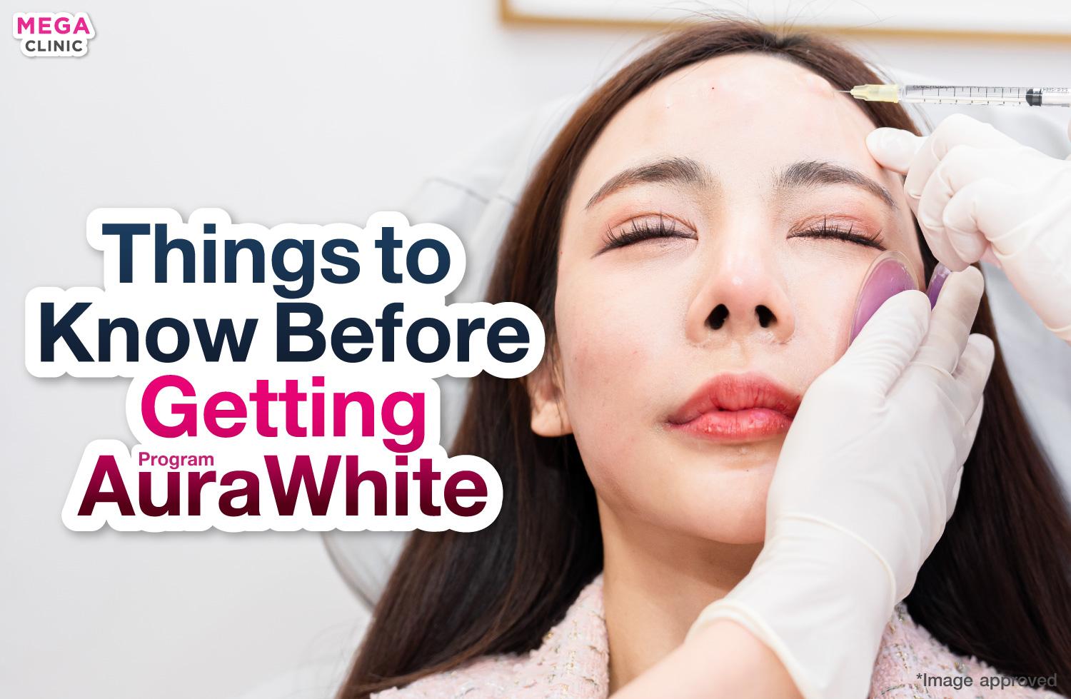 AuraWhite ข้อควรระวัง