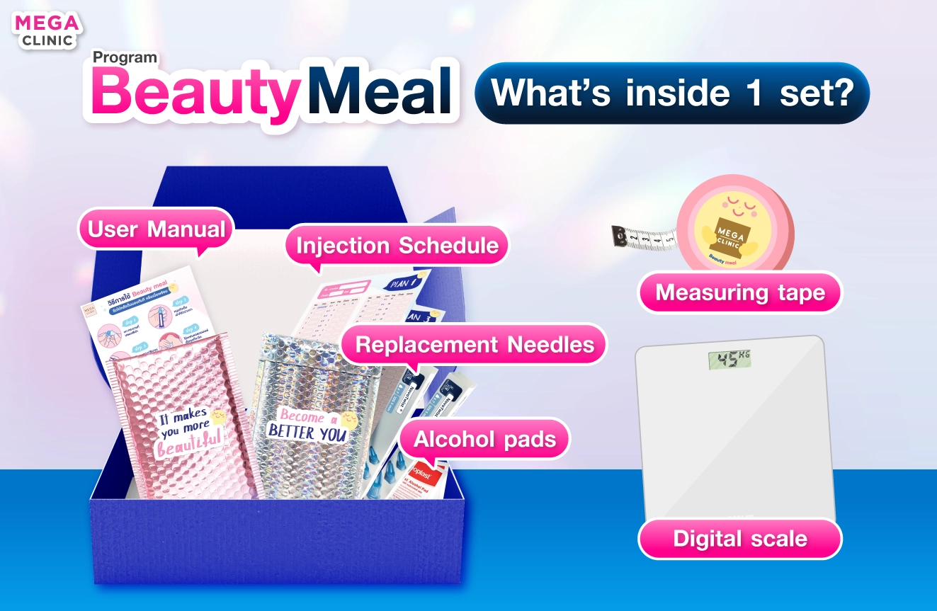 ของแถม BeautyMeal โปรแกรมลดน้ำหนัก ปากกาลดน้ำหนัก