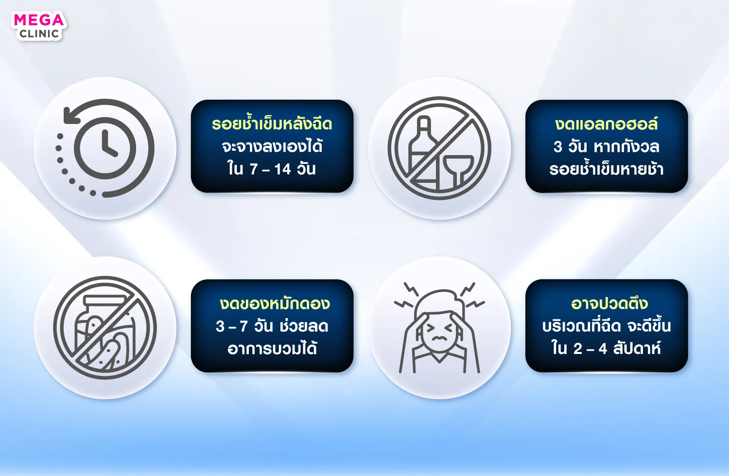วิธีดูแลตัวเองหลังฉีดฟิลเลอร์คาง