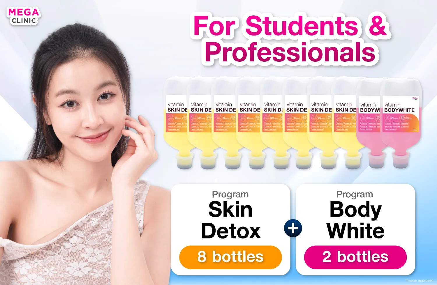สูตรดริปผิว BodyWhite และ Skin Detox แก้ปัญหาผิวคล้ำเสียจากสภาวะแวดล้อม ผิวโทรมง่าย ไม่สดใส ดูเหนื่อยล้า