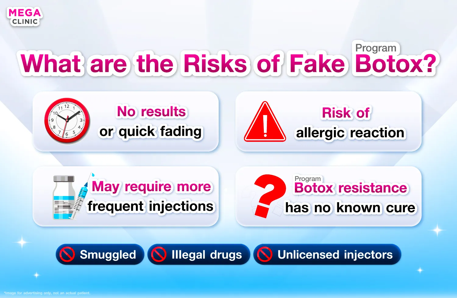 ฉีดโบท็อกปลอม เสี่ยงยังไง?