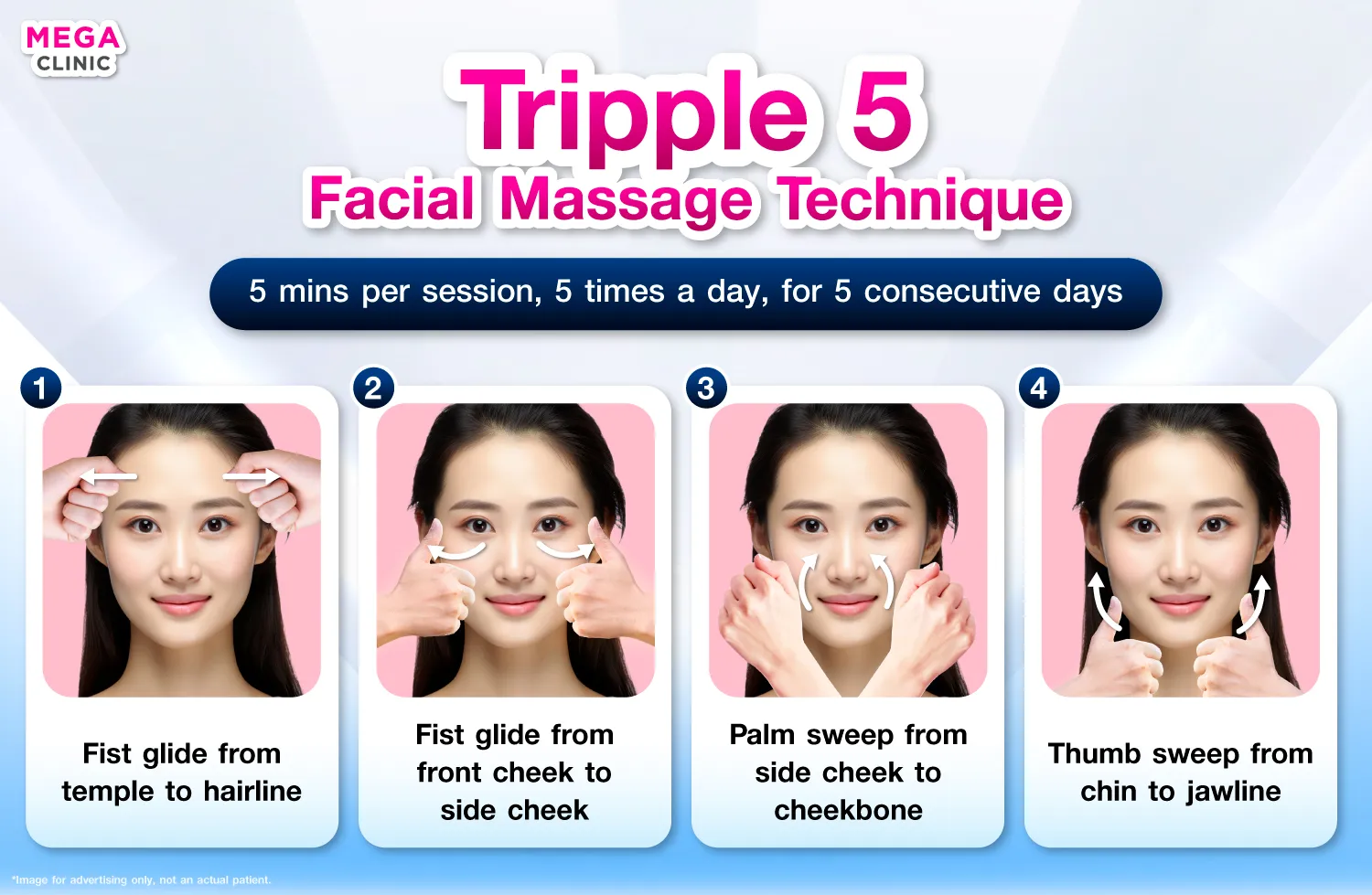 Facial massage after Sculptra injections