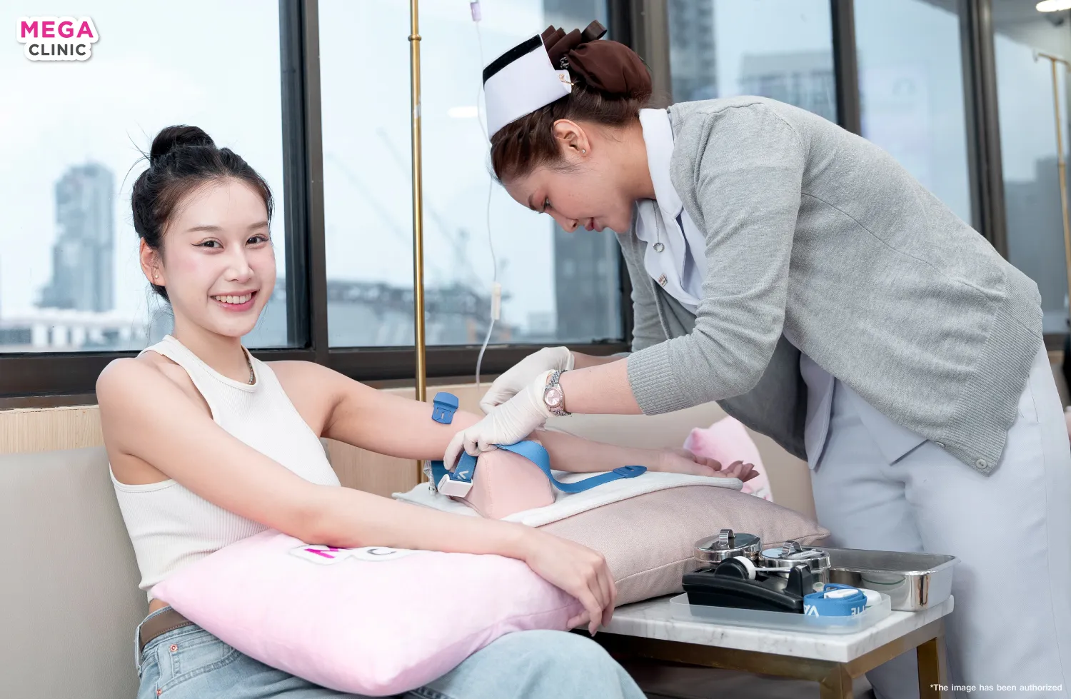 ดริปวิตามินผิว ใกล้ฉัน ที่ MEGA CLINIC สยามสแควร์ นนทบุรี ลาดพร้าว รังสิต ปากน้ำ